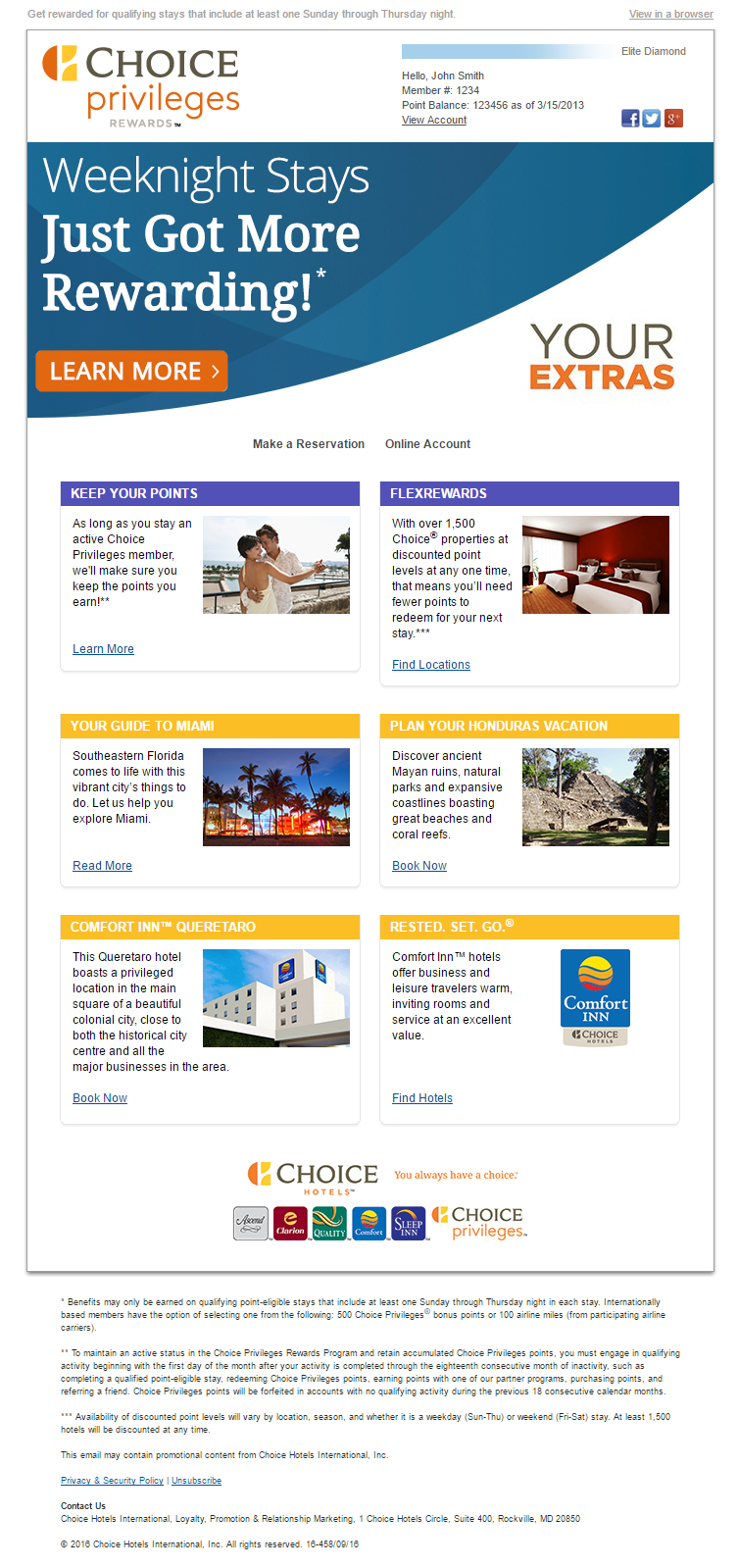 Choice Hotels Emails