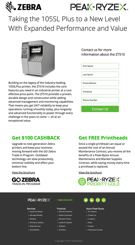 Peak-Ryzex Landing Page